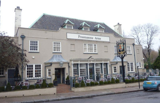 Freemasons Arms, 32 Downshire Hill, Hampstead - in January 2010