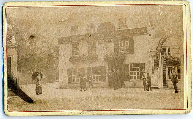 Spaniards Inn, Hampstead Heath - circa 1881, Licensee W Hudson