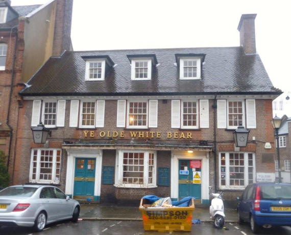 (Olde) White Bear, Well Road - in January 2010
