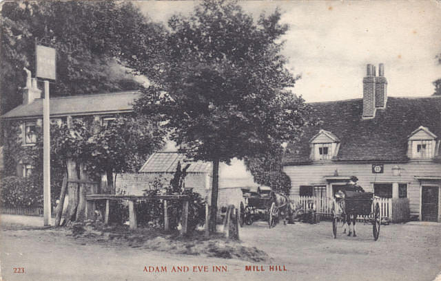 Adam and Eve Inn, Mill Hill - early 1900s
