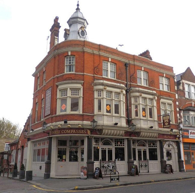 Three Compasses, 62 High Street, Hornsey N8 - in April 2012