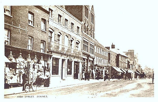 Angel & Crown, High Street, Staines - circa 1900