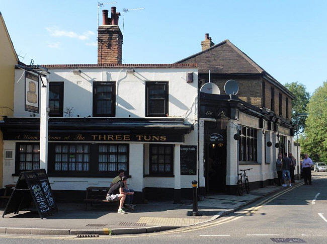 Three Tuns, 63 London Road, Staines - in September 2015