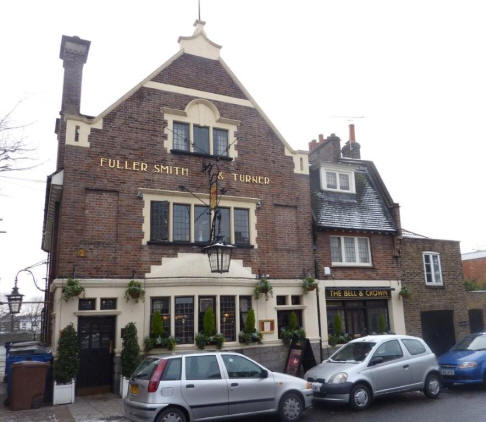 Bell & Crown, 72 Strand-on-the-Green - in January 2010
