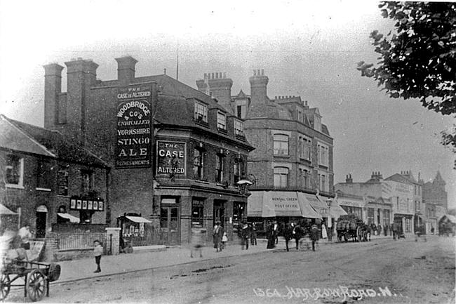 Case is Altered, Harrow Road and Wellington road, Willesden - circa 1890