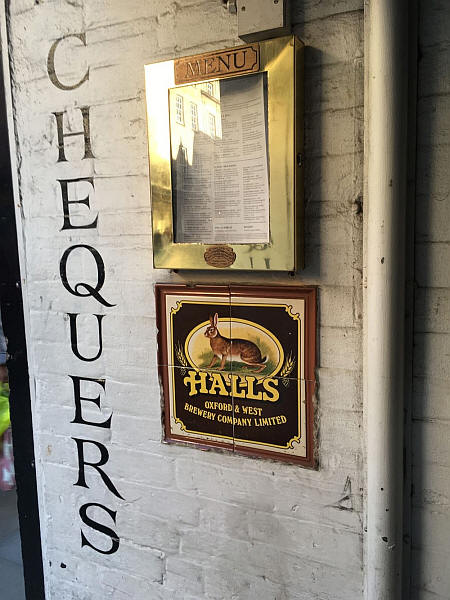 Chequers Inn, 131a High Street, Oxford, Plaque