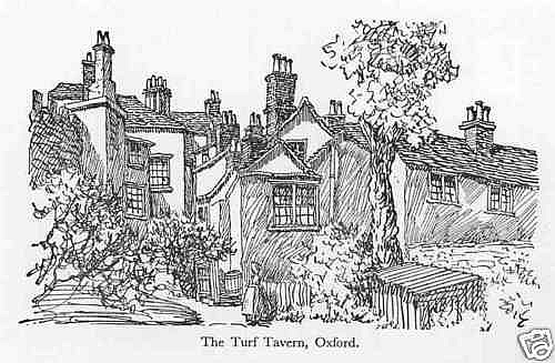 Turf Tavern, Oxford - in 1936