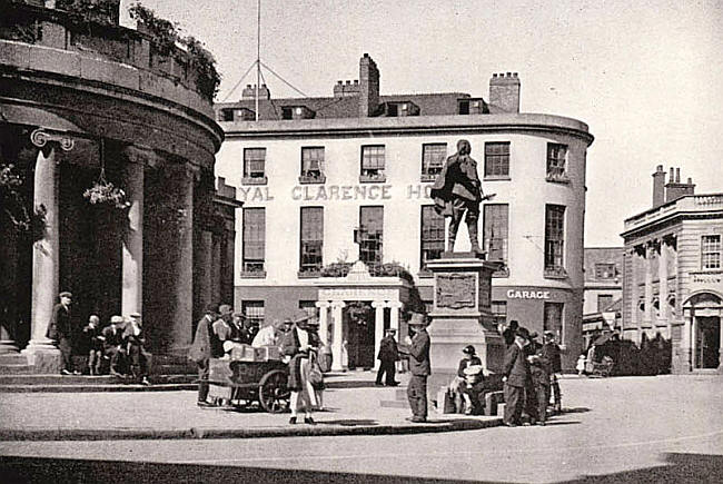 Royal Clarence Hotel, High Street, Bridgwater - in the 1930s