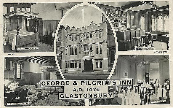 George & Pilgrims Inn, AD 1475, Glastonbury