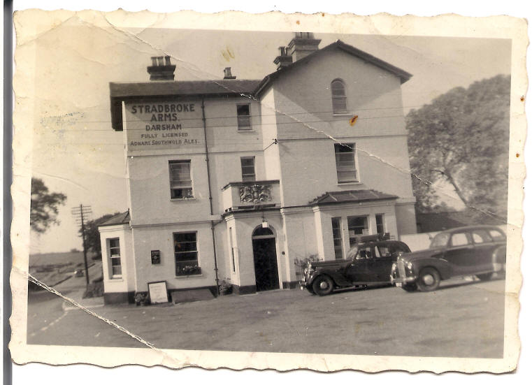 Stradbroke Arms, Darsham - in 1954