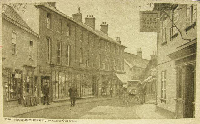 White Hart, The Thoroughfare, Halesworth - in 1904