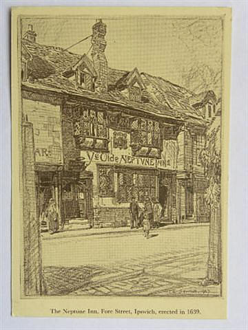 The Neptune Inn, Fore Street, Ipswich erected in 1639