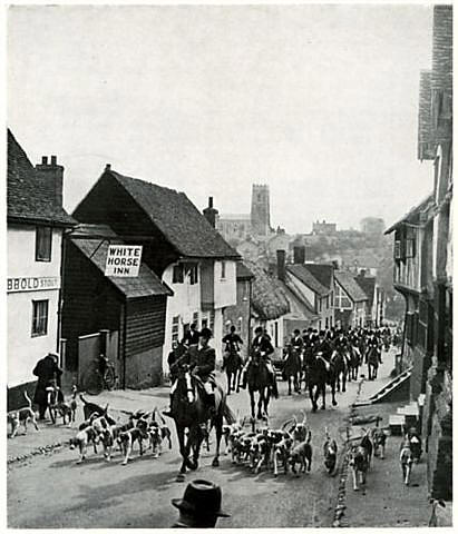 White Horse Inn, Kersey - in 1950