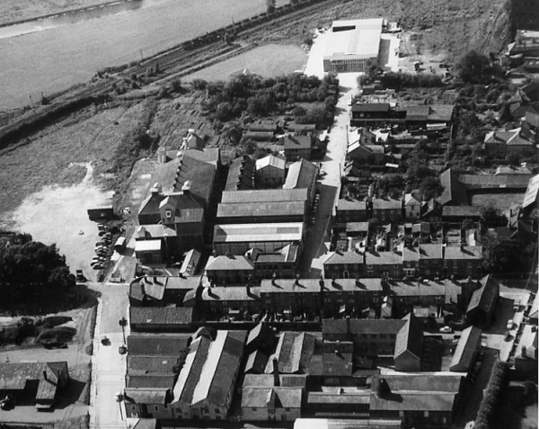 Aerial picture of Sudbury showing the Great Eastern