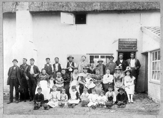 Black Horse, Whepstead - circa 1900s with Landlord William Mears