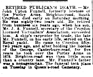 Obituary of John Uoton Funnell