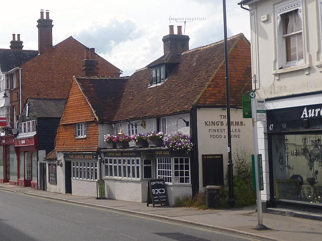 Kings Arms, 45 West Street, Dorking - in July 2014