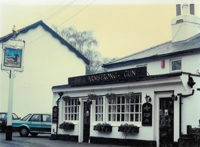 Armstrong Gun, Victoria Street, Englefield Green TW20 0QX - in 1997