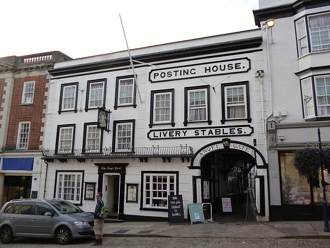 Angel, High Street, Guildford - in August 2014