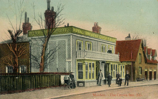 The Crown Inn, Morden, Surrey - early 1900s