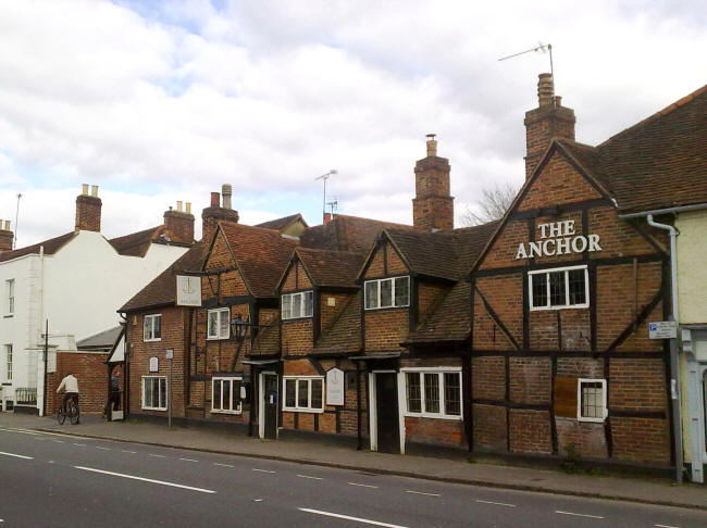 Anchor, High Street, Ripley - in April 2014