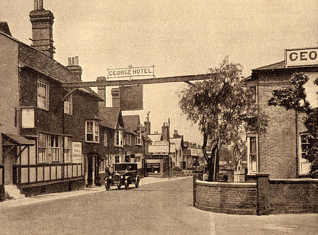 George Hotel, High Street, Crawley - circa 1927