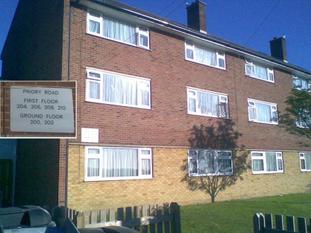 Site of Black Horse Inn, 42 Priory Road, Hastings - in 2010