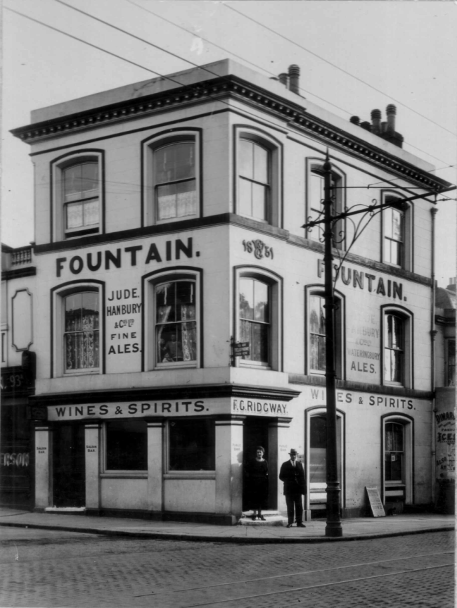 Fountain, 93 Queens Road, Hastings - circa 1922