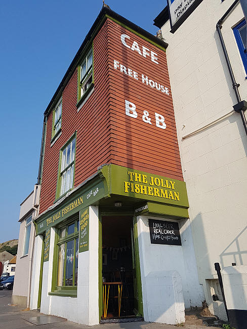 Jolly Fisherman, 3 East Beach Street, Hastings - in 2016 