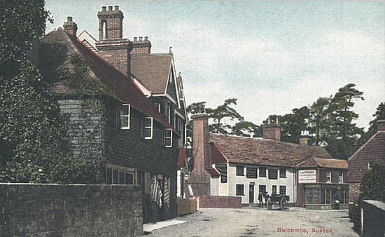 Half Moon, Balcombe, West Sussex - in 1903