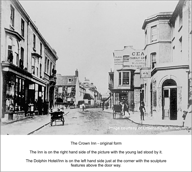 Crown Inn, High Street, Littlehampton - original form 