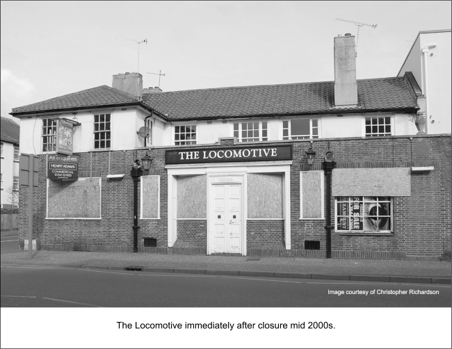 Locomotive, Terminus Road, Littlehampton - mid 2000s ( after closure)