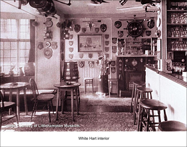 White Hart, Surrey Street, Littlehampton (an interior of the pub)