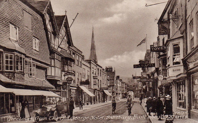 Old George Hotel, High street, Salisbury, Wiltshire