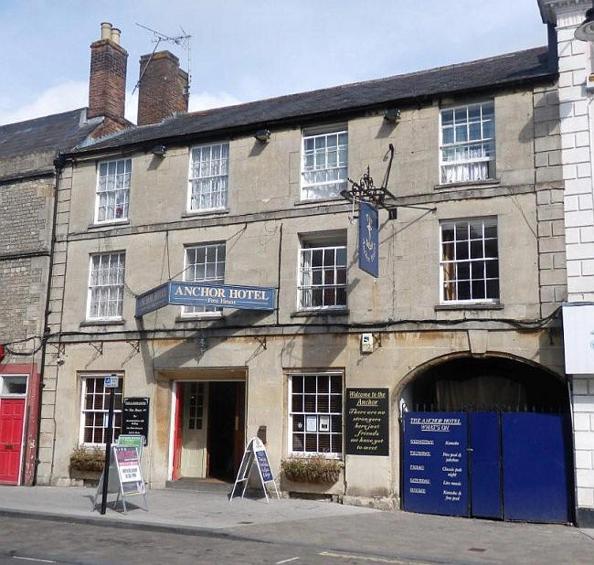 Anchor Hotel, Market Place, Warminster - in September 2012