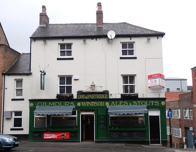 Dog & Partridge, 56 Trippett Lane, Sheffield - in April 2012