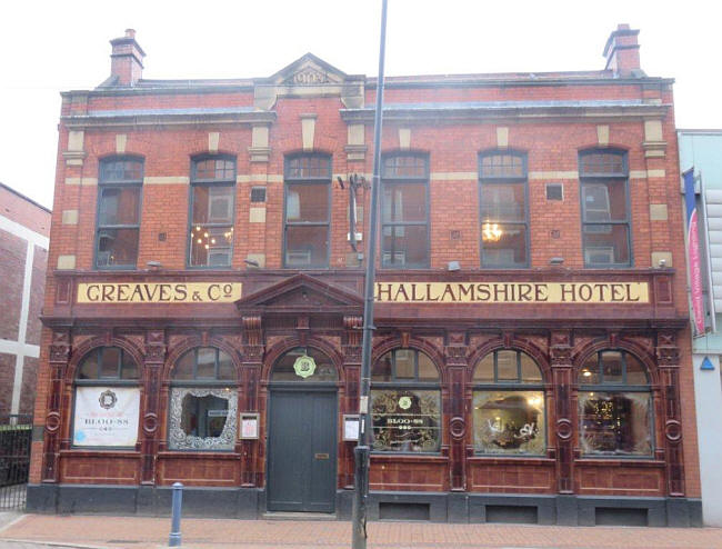 Hallamshire Hotel, 182 West Street, Sheffield - in December 2014