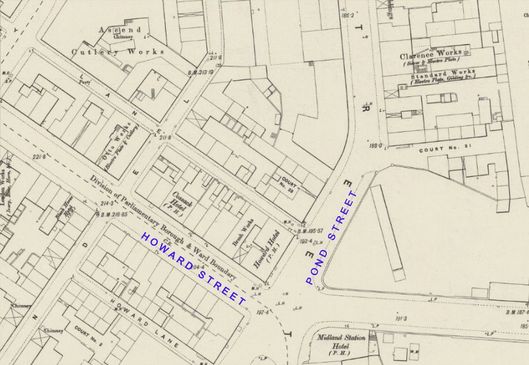 The 1889 survey map