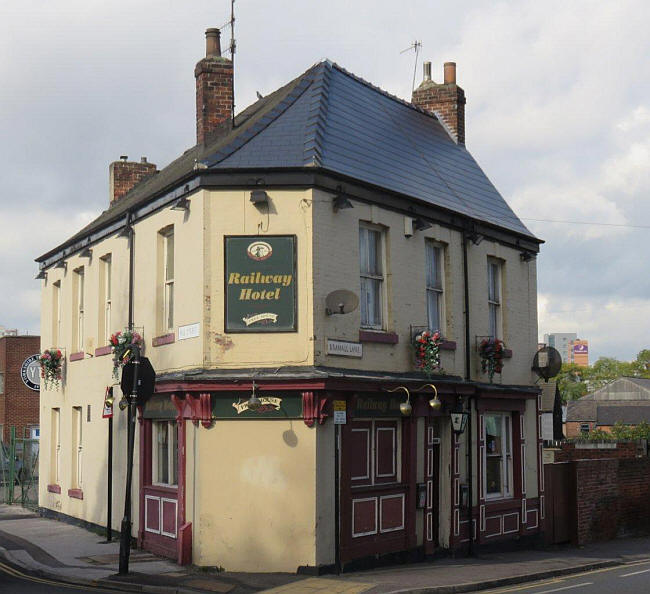 Railway Hotel, 184 Bramhall Lane, Sheffield - in October 2014