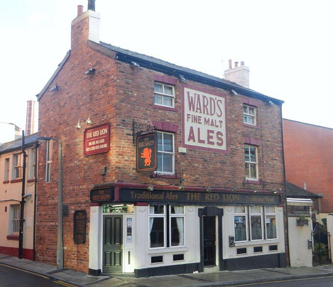 Red Lion, 109 Charles Street, Sheffield - in December 2011