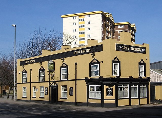 Grey Horse, 219-221 Kirkgate, Wakefield WF1 1JG - in February 2013