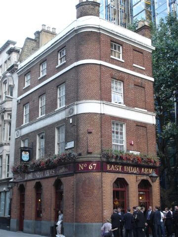 East India Arms, 67 Fenchurch Street - in September 2006